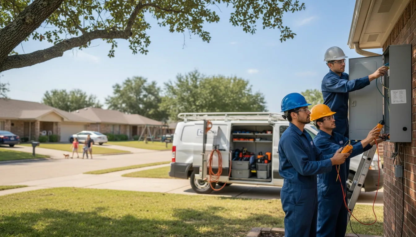 Certified electrician providing emergency electrical services in Wood Lake, MN